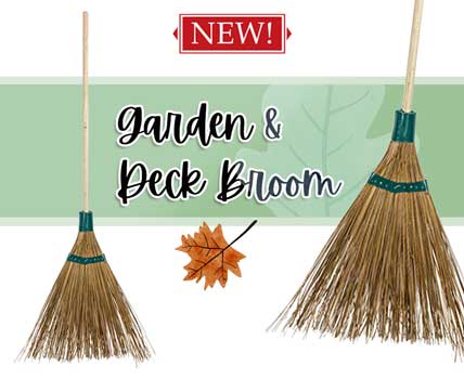 New! Garden & Deck Broom! Wholesale Garden Supplies - 2024