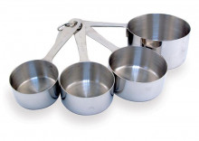 Ss Measuring Cups Dry Set/4
