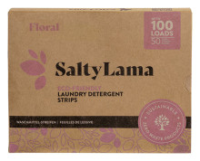 SaltyLama - Laundry Floral 100 Load detergent strips