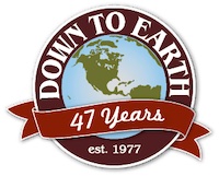 Down To Earth Anniversary Logo