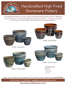 NEW! STONEWARE POTTERY 2026