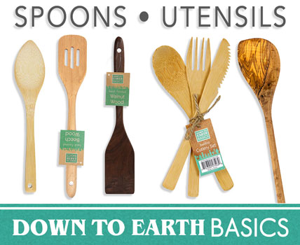 Down To Earth Basics- Spoons- Utensils