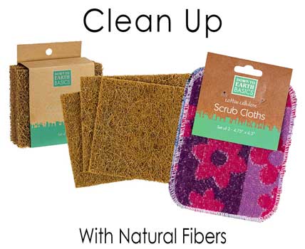 Clean Up - With Natural Fiber