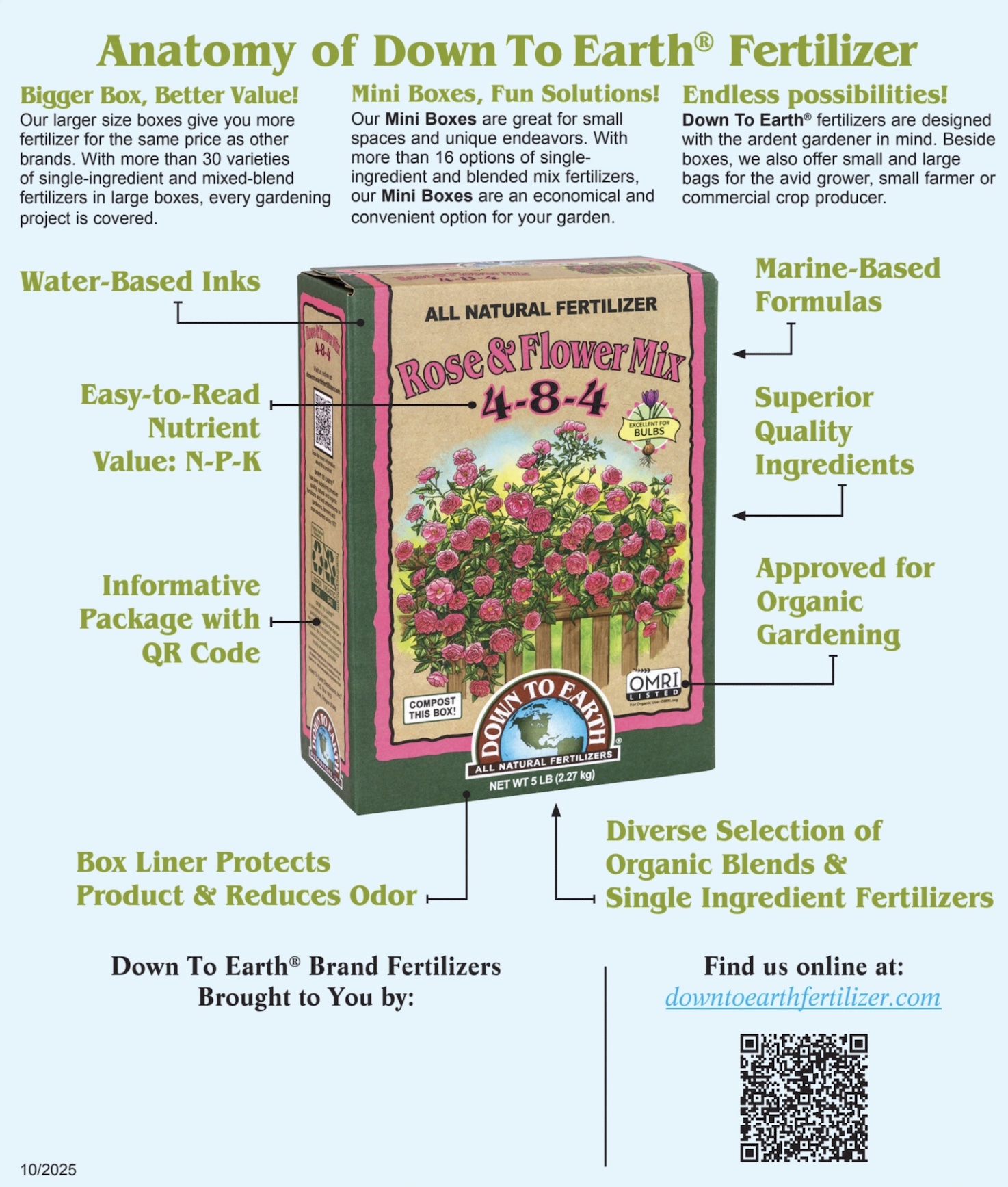 Down To Earth Fertilizer Eco Packaging