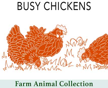 Chickens- glassware, clothing accessories, wholesale