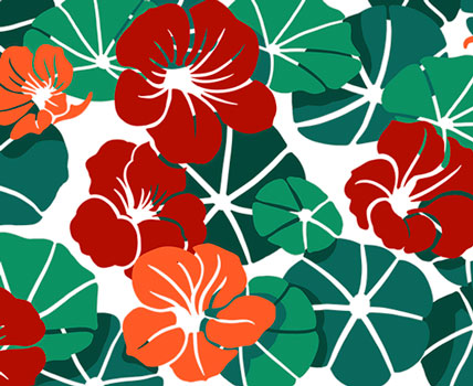 Nasturtium Collection - Coir Mat , Clothing accessories, Apparel, Tote Bags, Pouches