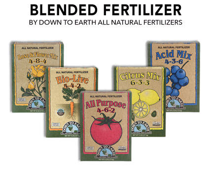 Down To Earth Fertilizer - Wholesale Organic Fertilizer - Blended Fertilizers - OMRI Listed Fertilizers