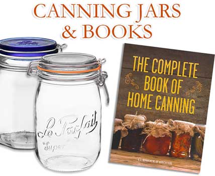 CANNING JARS AND BOOKS - WHOLESALE 2024