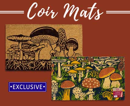 Wholesale Coir Mats - Mushroom Designs!