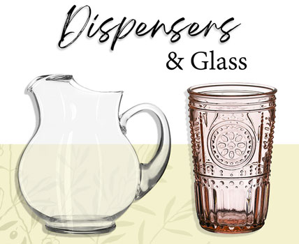 Dispensers and Glasses - Wholesale Glassware