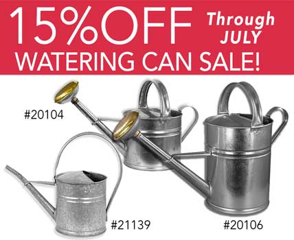 WATERING CANS ON SALE - JULY -Wholesale Garden Supplies 2024