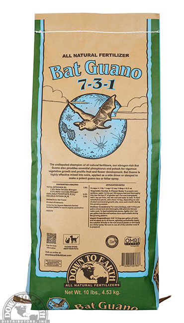 Bat Guano 7-3-1 10lb | Down To Earth Distributors Inc.