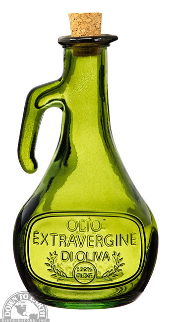 Olio Olive Oil Bottle Grn  Down to Earth Distributors Inc.