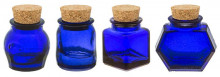 Jars Mini Asst Cobalt Cork