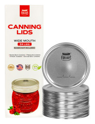 Canning Lids Wide Bx/24