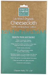 Organic Cheesecloth 2sq.yd. - Wholesale Kitchen Supplies